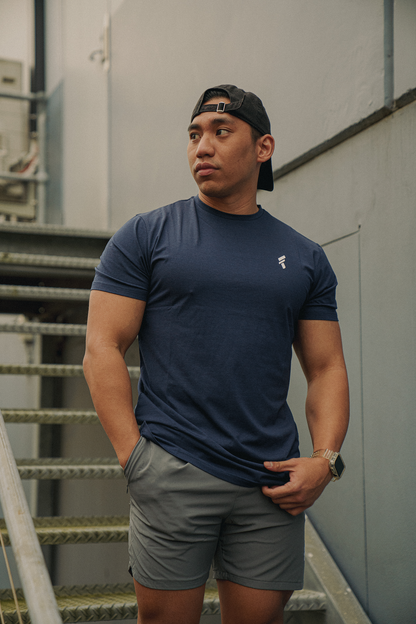 WOVEN SHORTS - CHARCOAL
